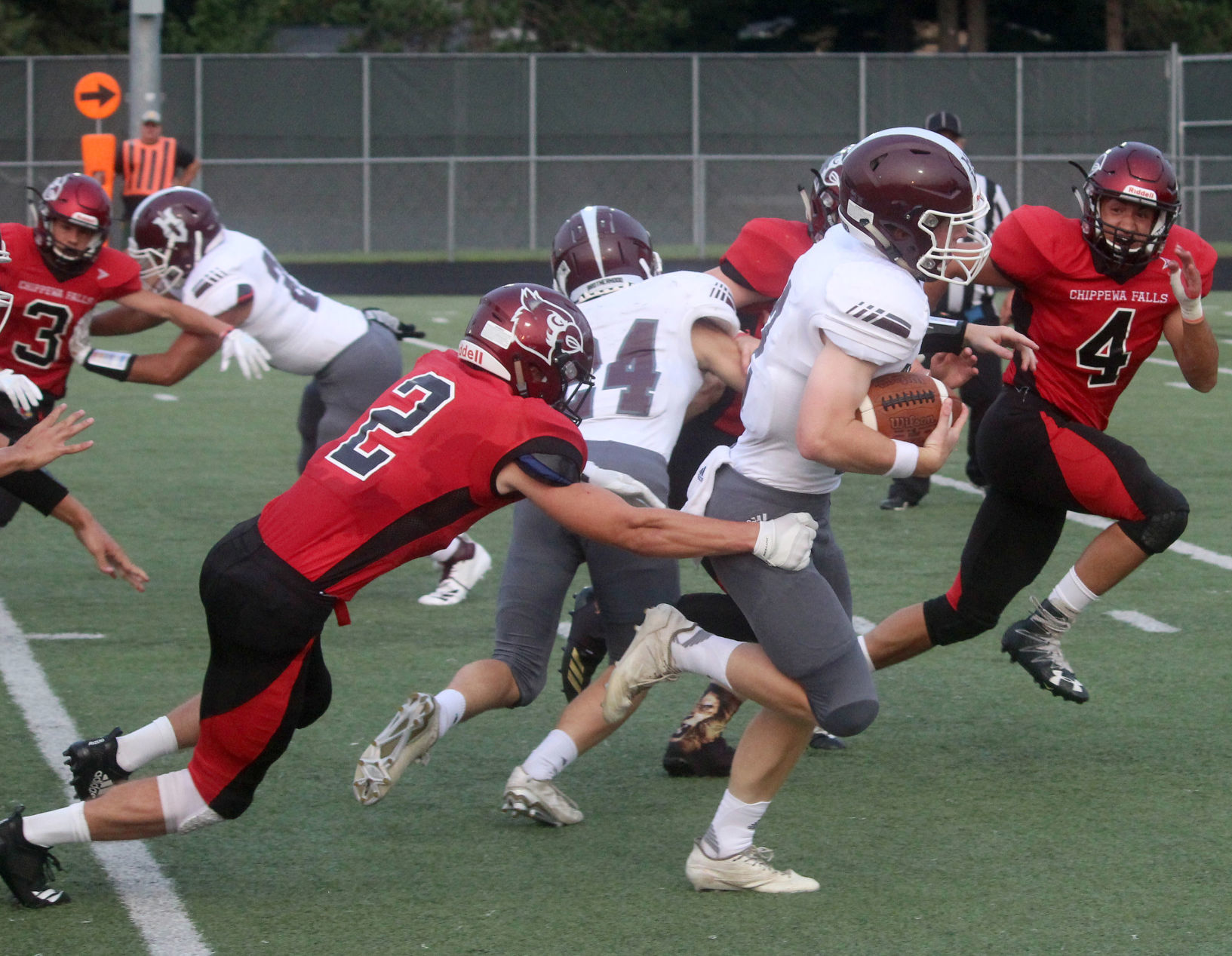 Holmen at Chi-Hi football 8-17-18